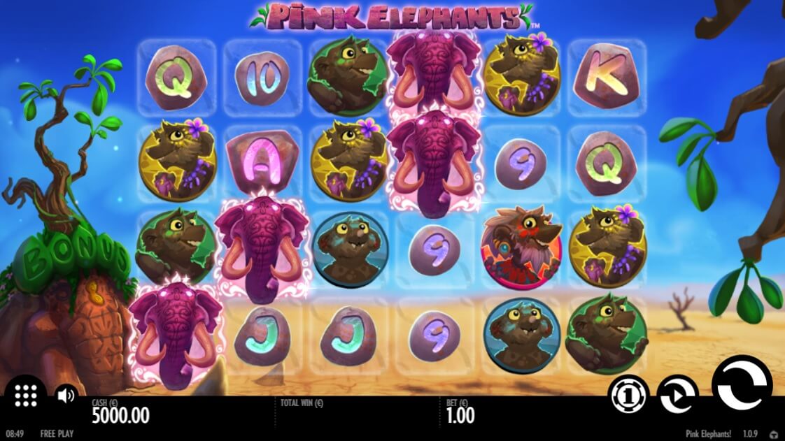 pink elephants slot review